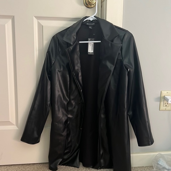 Prett Little Thing Leather Jacket - Picture 1 of 3